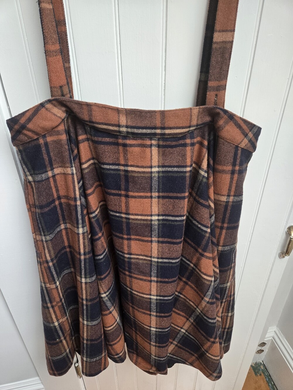 Timeless London Tartan Plaid A-Line Midi Swing Skirt